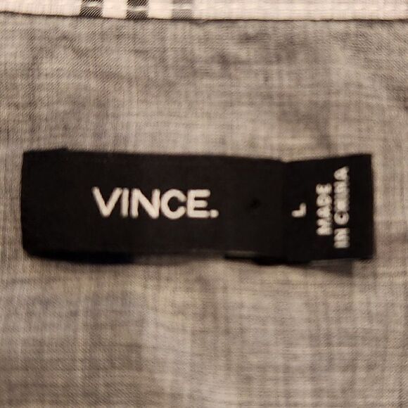 Vince mens button down shirt. Size L - Picture 3 of 3